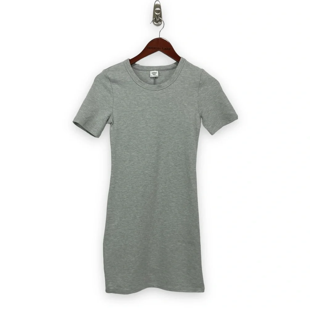 Aritzia- Sunday Best Callie Heather Gray Dress Size XS.
